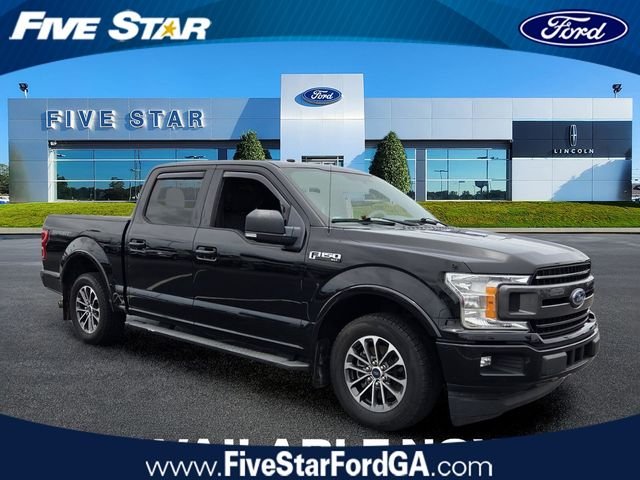 Used 2018 Shadow Black Ford XLT image 1