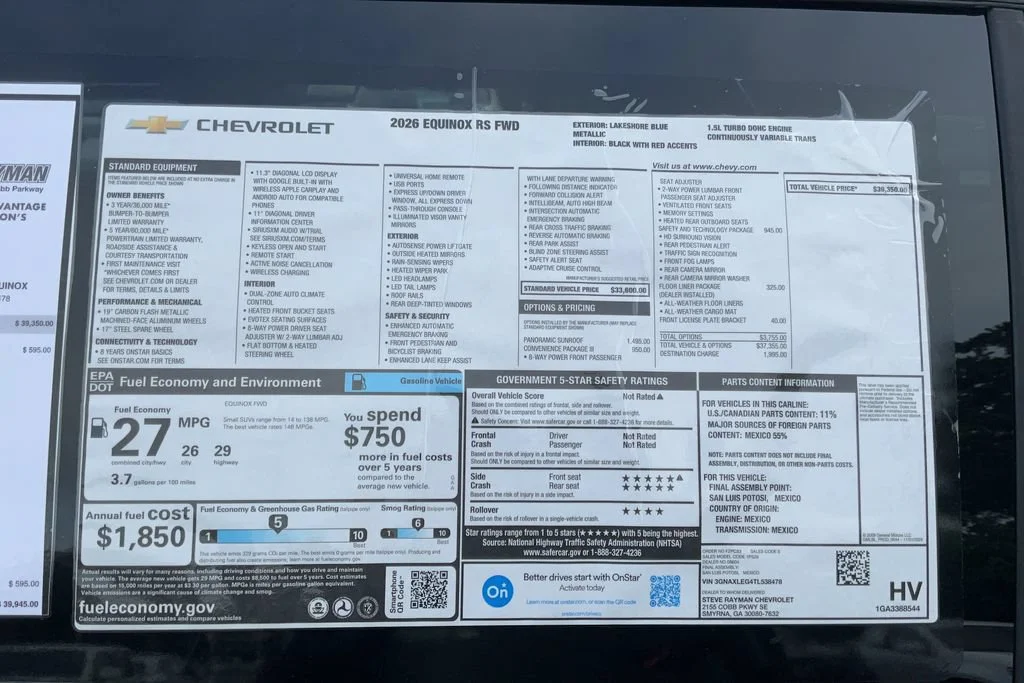 2026 Chevrolet Equinox RS - Photo 23