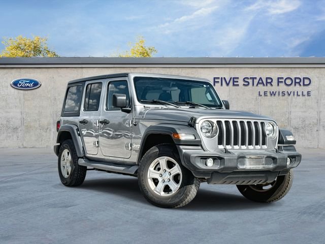 Used 2020 Silver Jeep Unlimited Sport S image 1