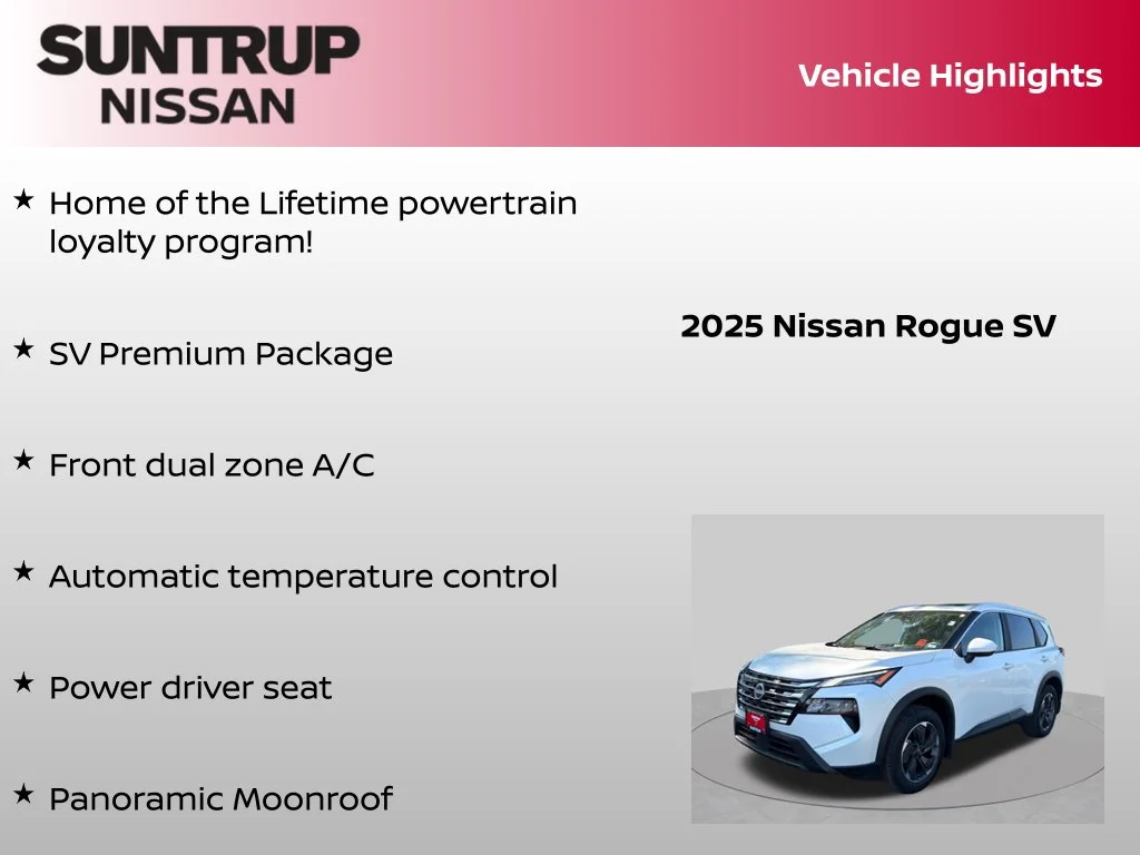 Used 2025 White Nissan SV image 8