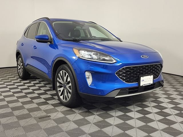 Used 2020 Blue Ford Titanium image 7