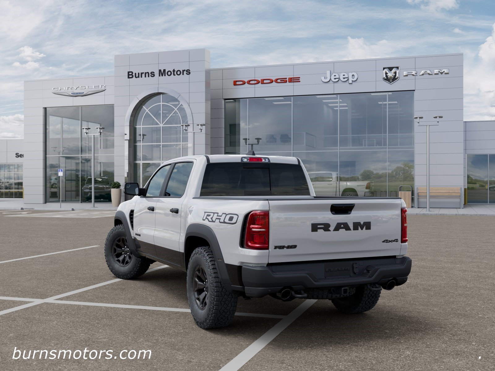 New 2026 Bright White Clear-Coat Exterior Paint RAM RHO image 3
