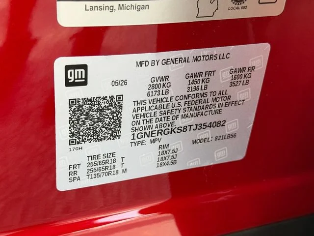New 2026 Radiant Red Tintcoat Chevrolet LT image 10