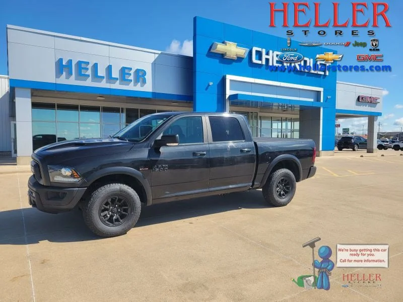 Used 2017 Brilliant Black Crystal Pearlcoat Ram Rebel image 1