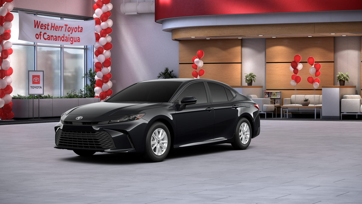 New 2026 Midnight Black Metallic Toyota LE image 9