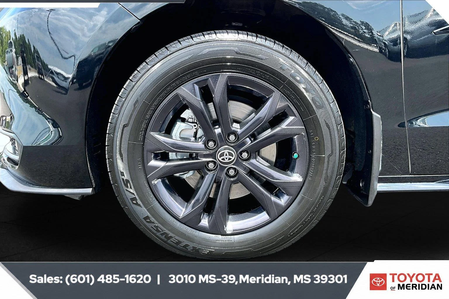 Used 2024 Midnight Black Metallic Toyota Woodland Edition image 7
