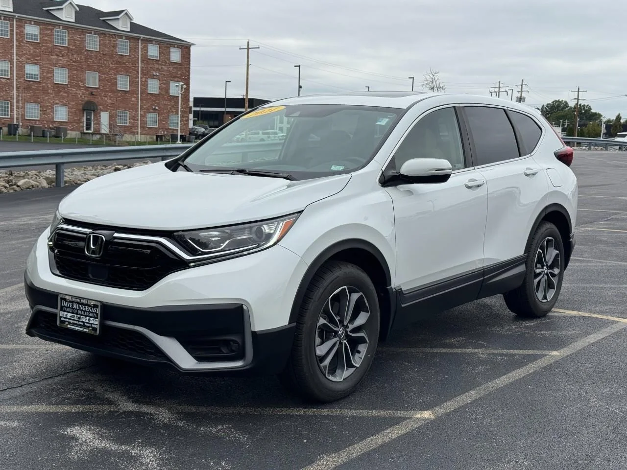 Used 2021 Platinum White Pearl Honda EX-L image 9