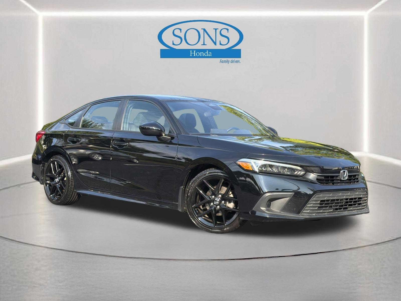 Used 2024 Crystal Black Pearl Honda Sport image 1