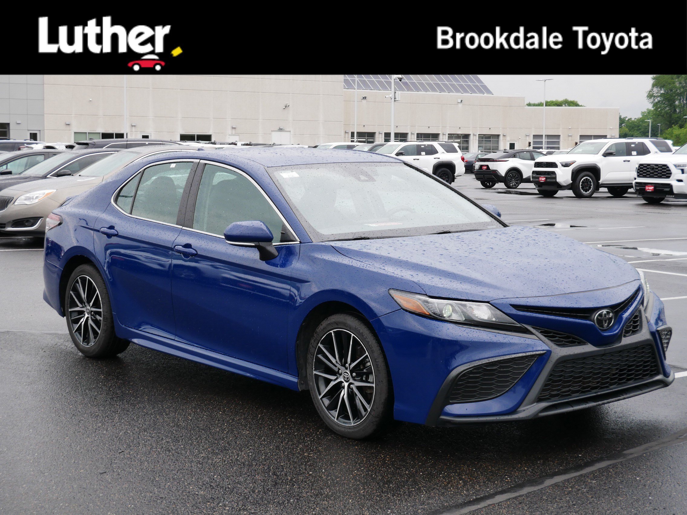 Certified Used 2024 RESERVOIR BLUE Toyota SE image 1
