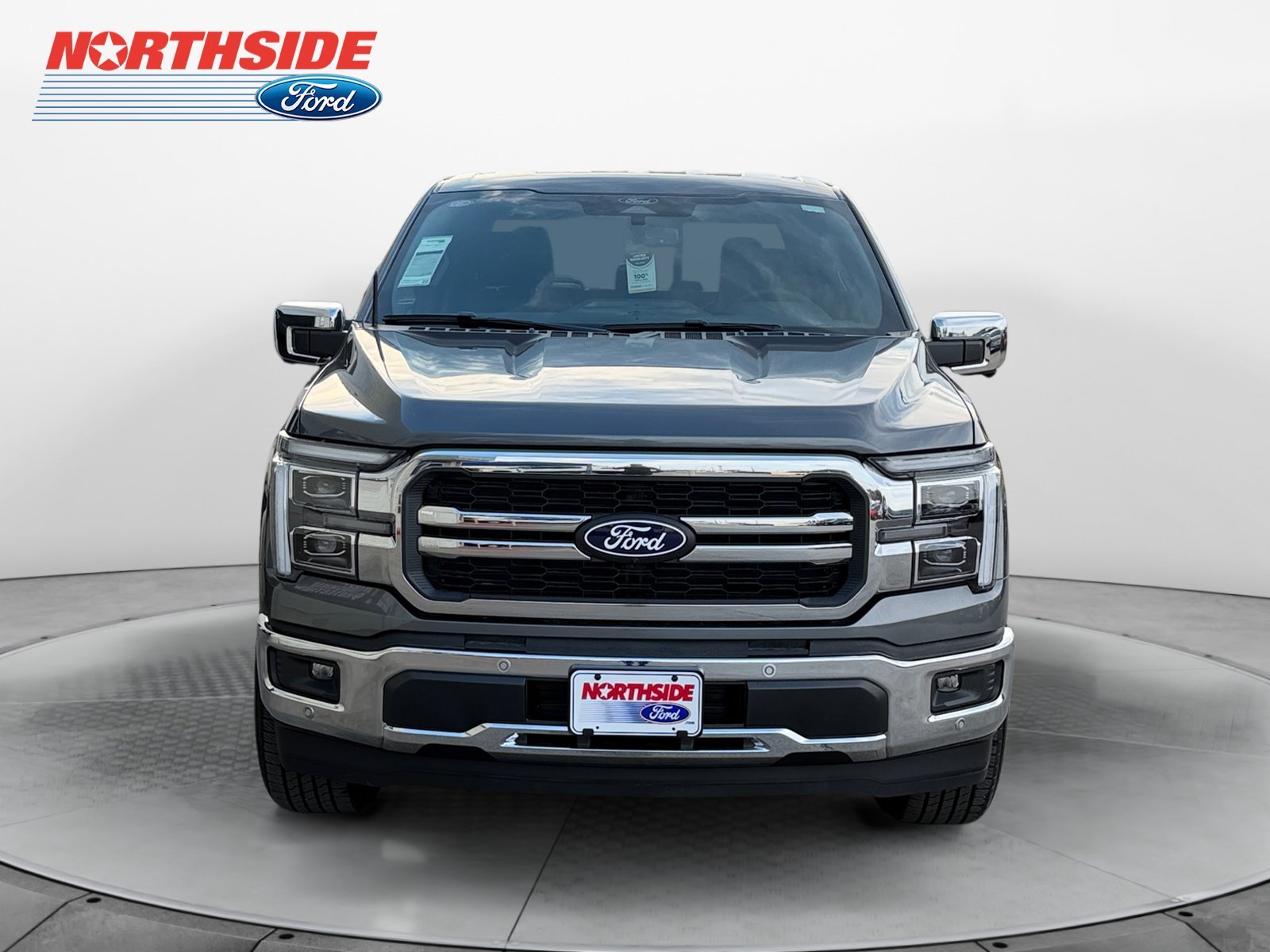 New 2026 Carbonized Gray Metallic Ford LARIAT image 2