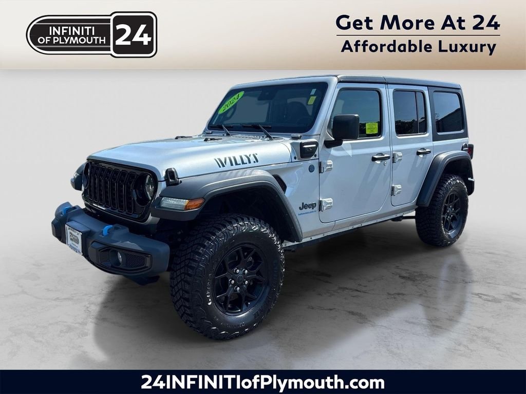 Used 2024 Silver Jeep Willys 4xe image 1