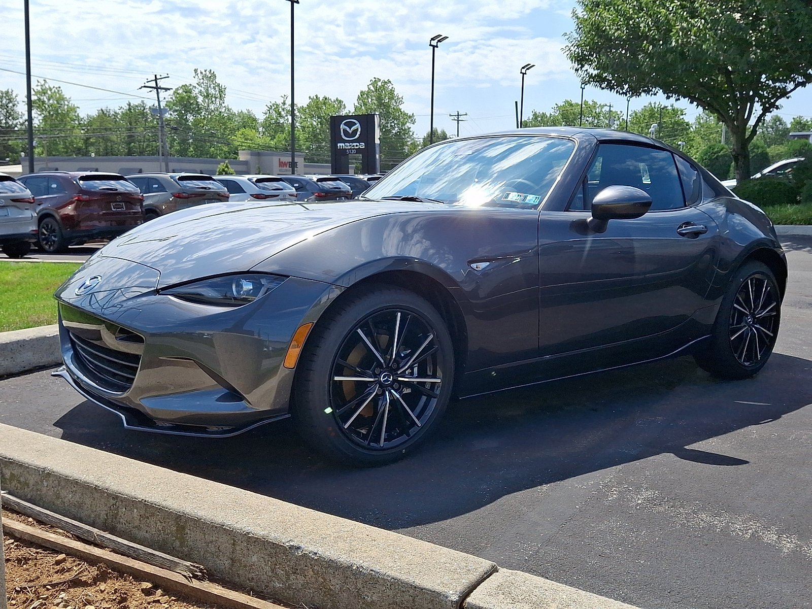 New 2026 Machine Gray Metallic Mazda Grand Touring image 3