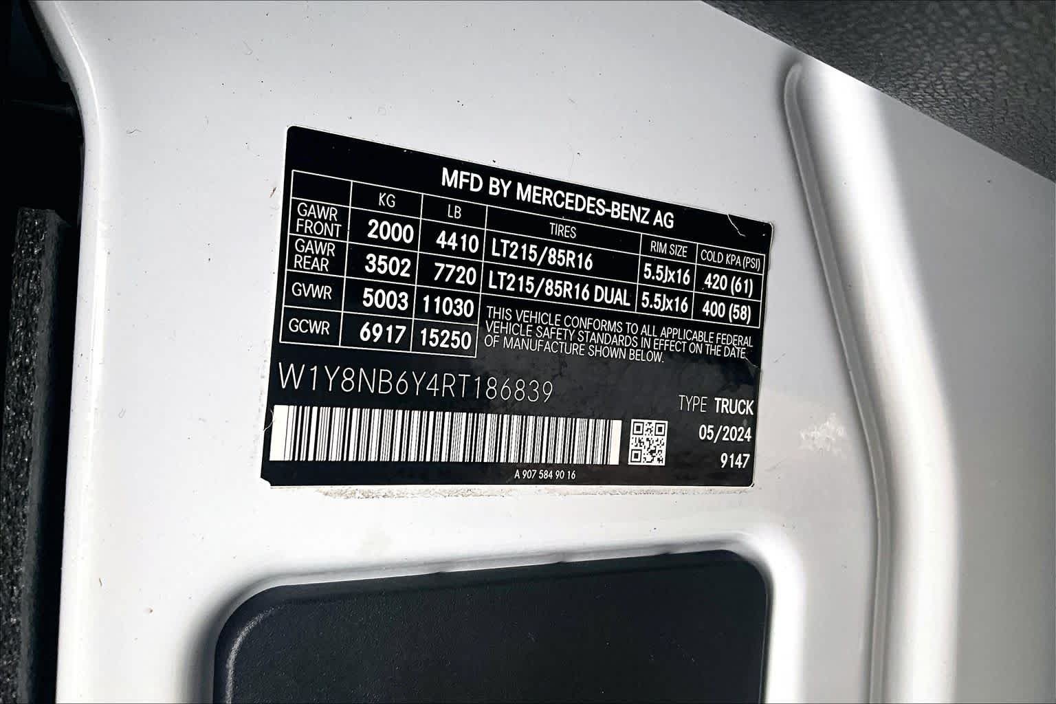 2024 Mercedes-Benz Sprinter Cargo Van Base - Photo 30