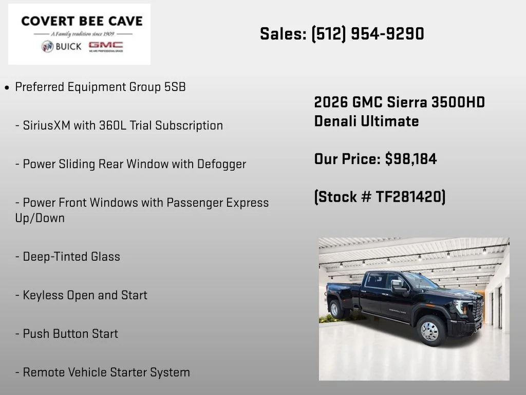 New 2026 Black GMC Denali Ultimate image 7
