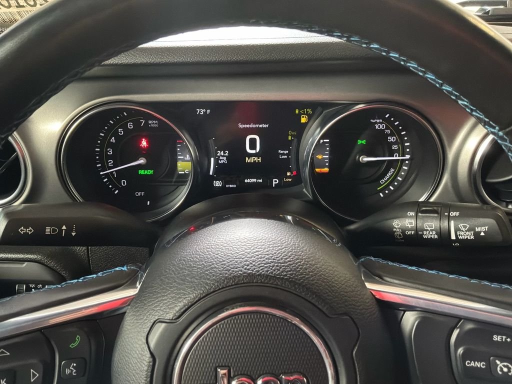 Certified Used 2021 Silver Jeep Unlimited Rubicon 4xe image 28