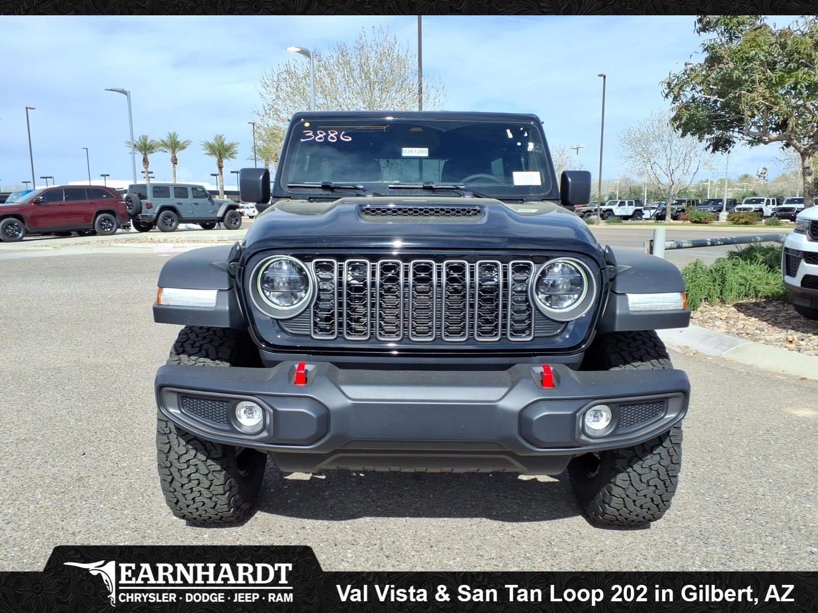New 2026 Black Clear-Coat Exterior Paint Jeep Rubicon image 2