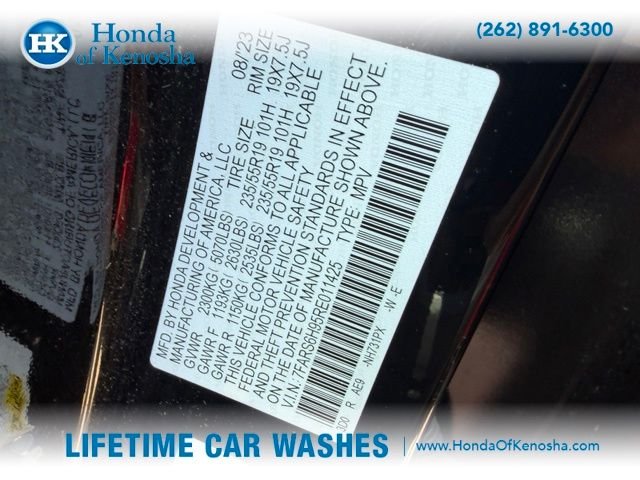Certified Used 2024 Crystal Black Pearl Honda Sport Touring image 4