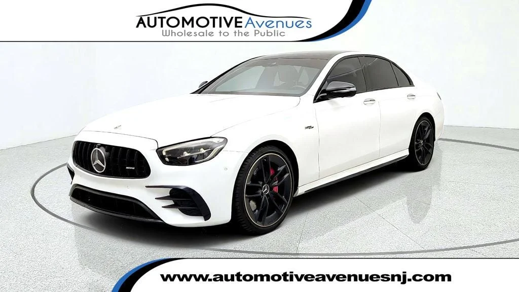 Used 2022 Polar White Mercedes-Benz AMG® E 53 4MATIC+ Sedan image 1