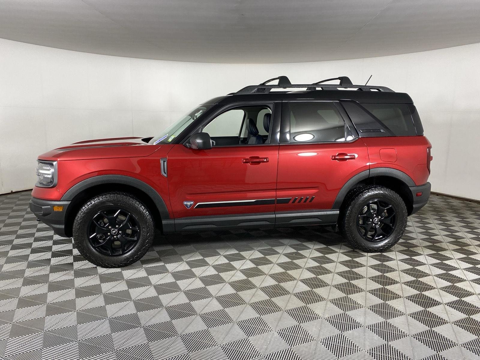 Used 2021 Rapid Red Metallic Tinted Clearcoat Ford First Edition image 7
