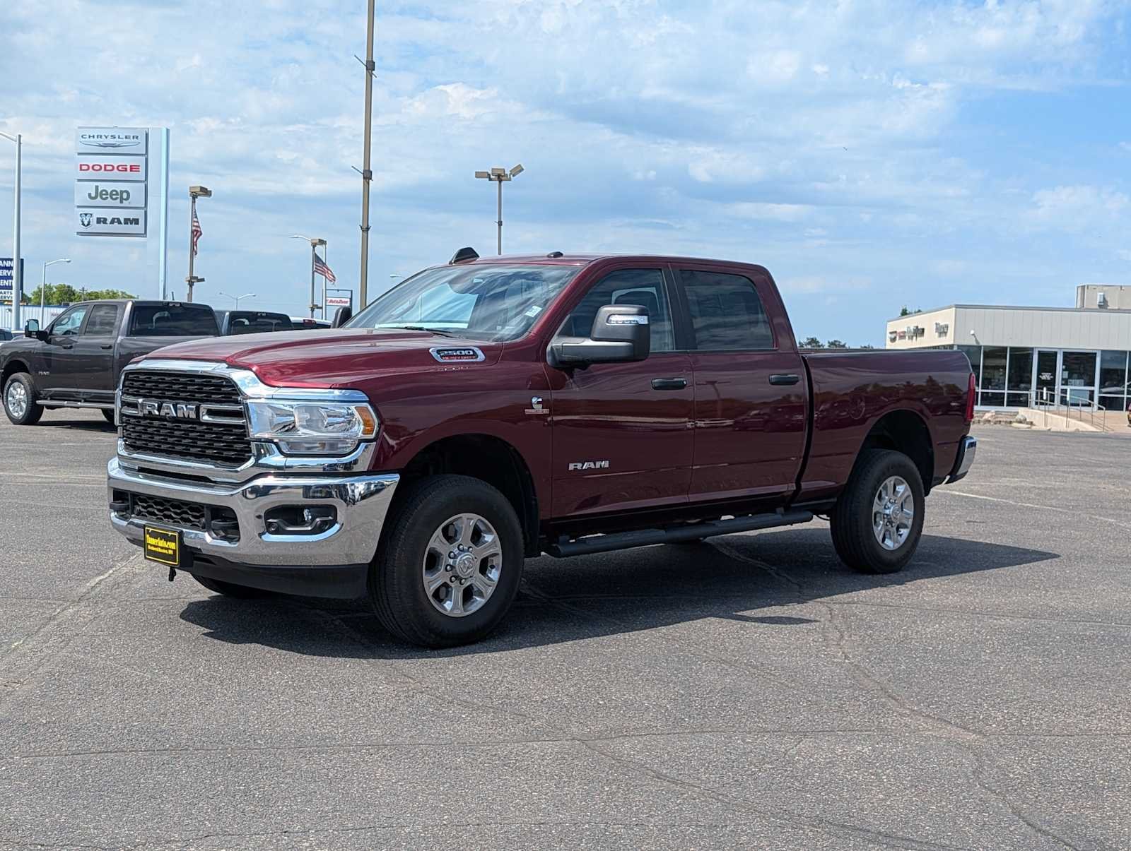 Used 2023 Delmonico Red Pearlcoat Ram Big Horn image 3