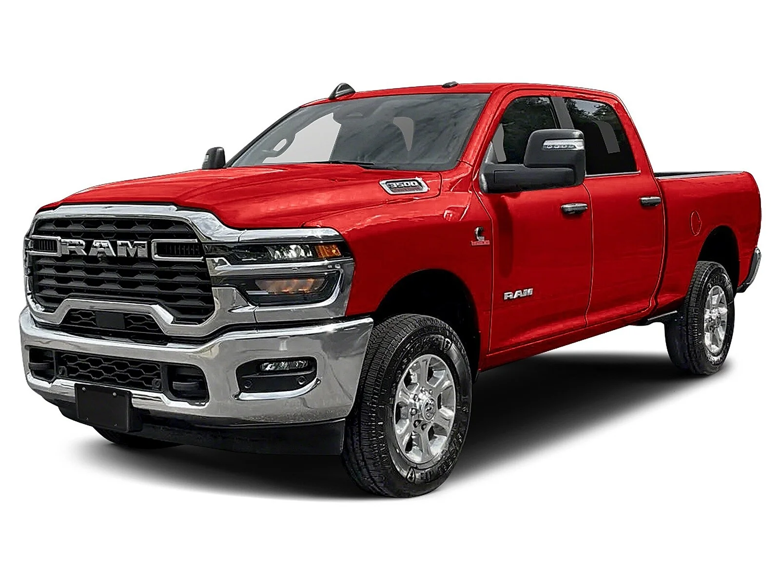 New 2027 Flame Red Ram LONE STAR CREW CAB 4X4 8