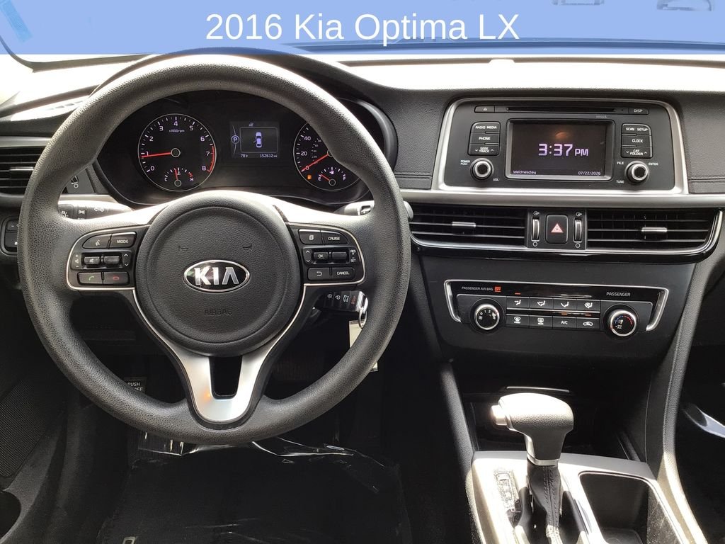 Used 2016 Kia Optima LX with VIN 5XXGT4L30GG073249 for sale in Mooresville, IN