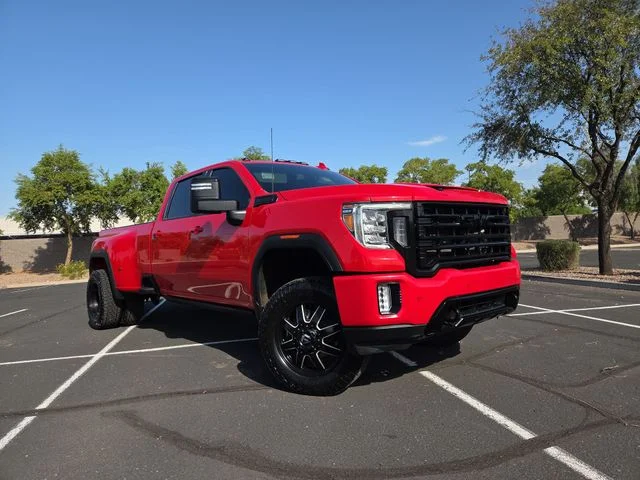 Used 2022 Red GMC SLT image 35