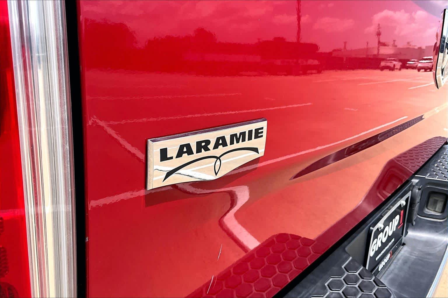 Used 2018 Flame Red Clearcoat Ram Laramie image 31