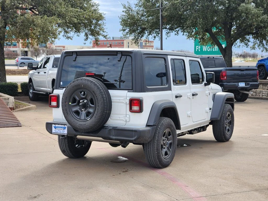 New 2026 Bright White Clear-Coat Exterior Paint Jeep Sport image 4
