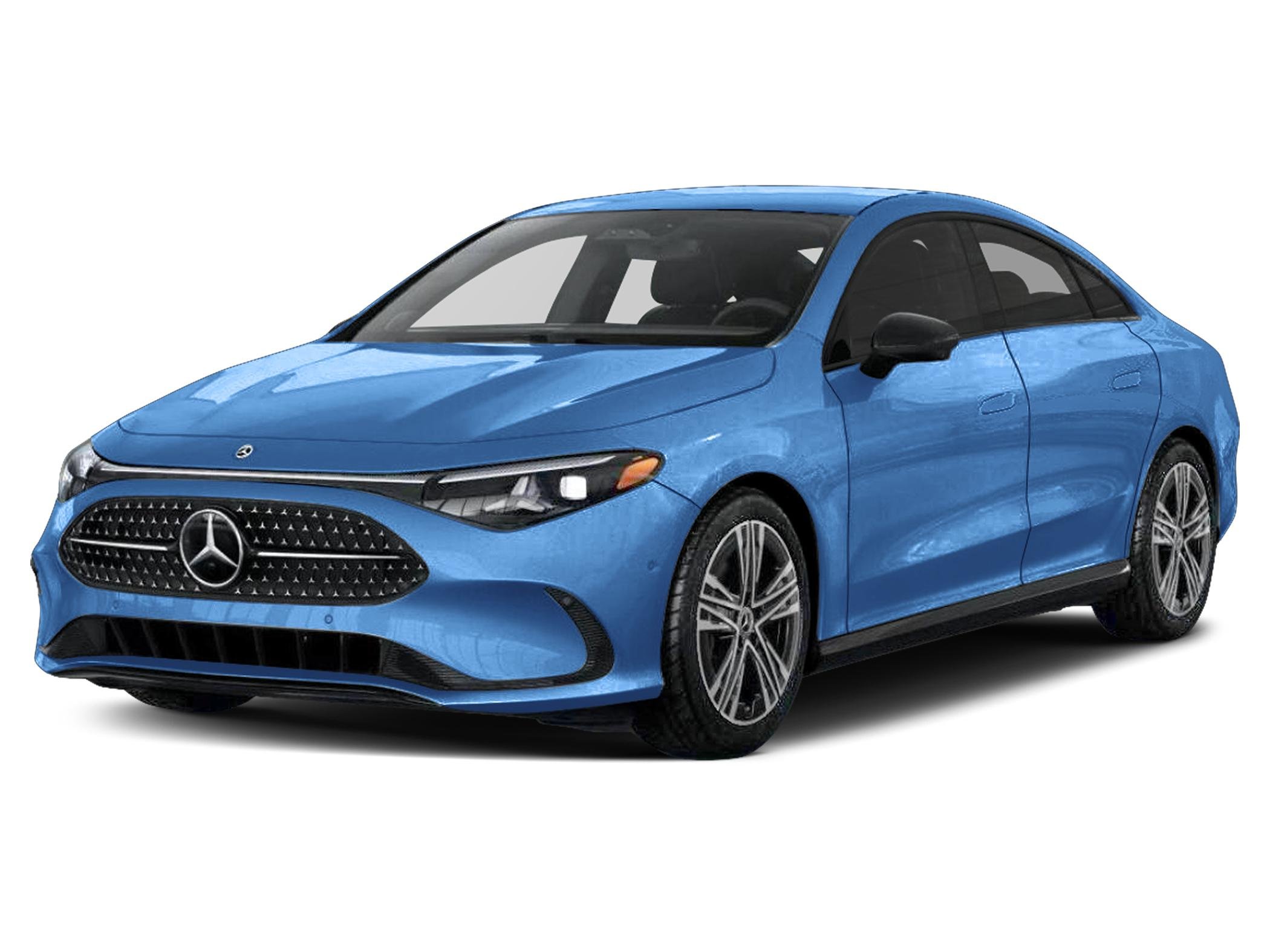 New 2027 Sky Blue Metallic Mercedes-Benz CLA 220 Hybrid image 1