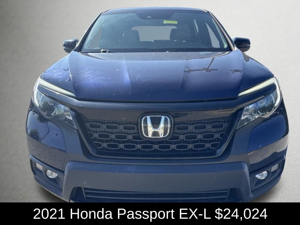 Used 2021 Obsidian Blue Pearl Honda EX-L image 8