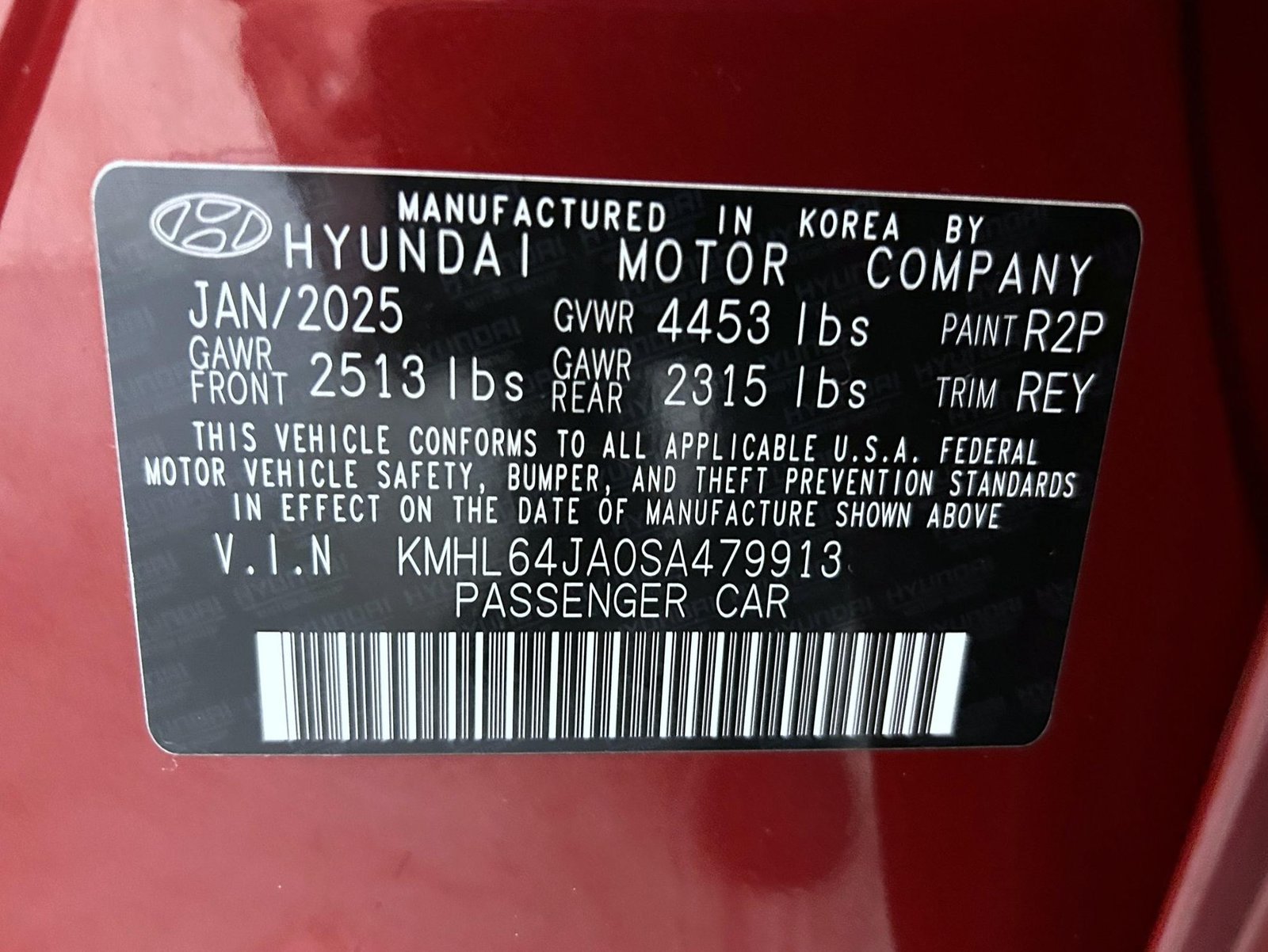 Used 2025 Red Hyundai SEL image 25