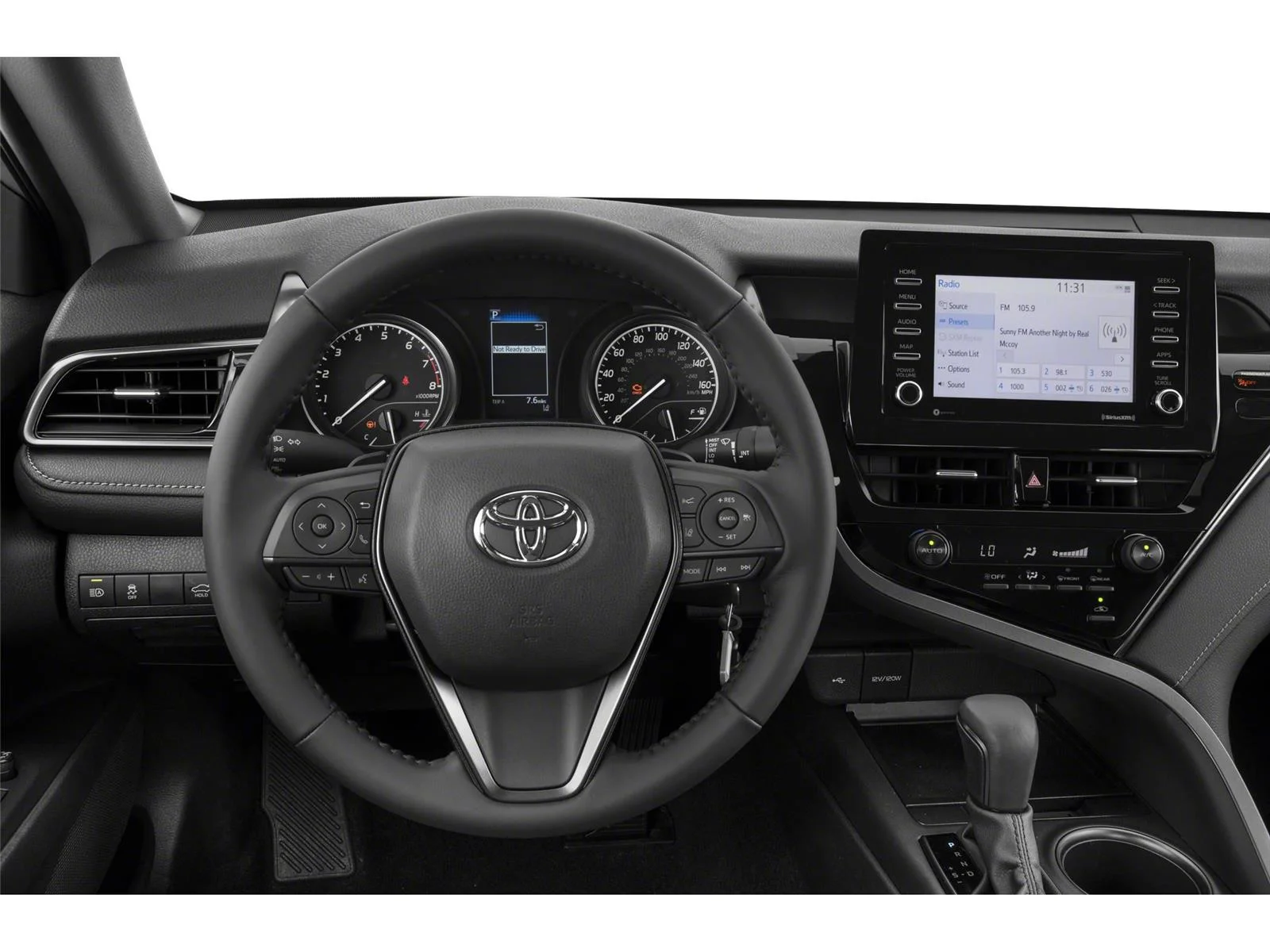 Used 2022 Midnight Black Metallic Toyota SE image 2