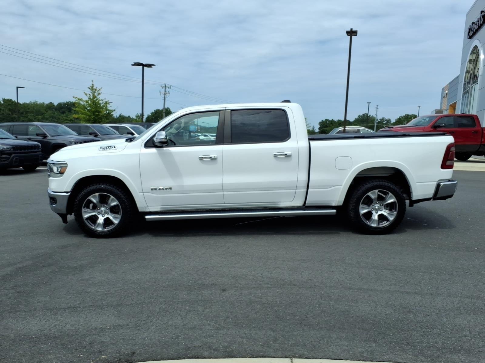 Used 2022 Bright White Clearcoat Ram Laramie image 3
