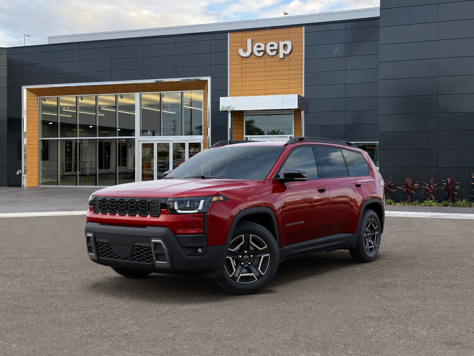 New 2026 Red Hot Pearl-Coat Exterior Paint Jeep Limited image 33