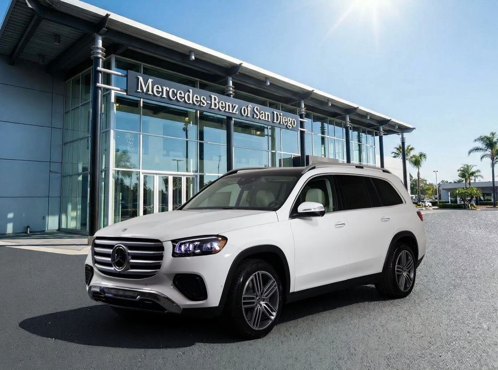 New 2026 Polar White Mercedes-Benz GLS 450 image 1