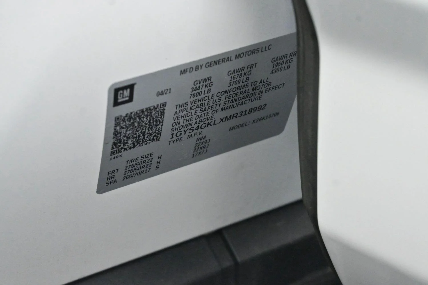 Used 2021 CRYSTAL WHITE TRICOAT Cadillac Sport Platinum image 47