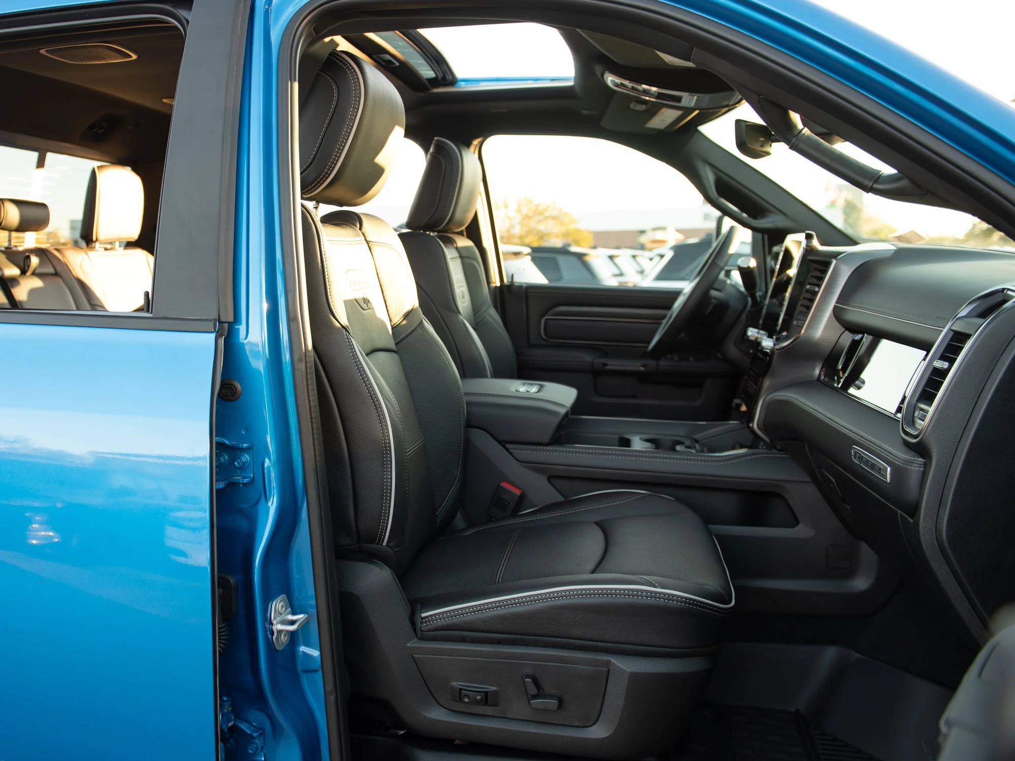 New 2027 Blue RAM Rebel* Crew Cab 4x4, Sunroof, Towing Tech Group, Passenger Screen image 30