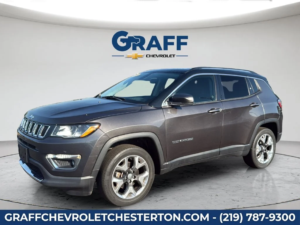 Used 2019 Jeep Compass Limited with VIN 3C4NJDCB2KT696521 for sale in Burns Harbor, IN