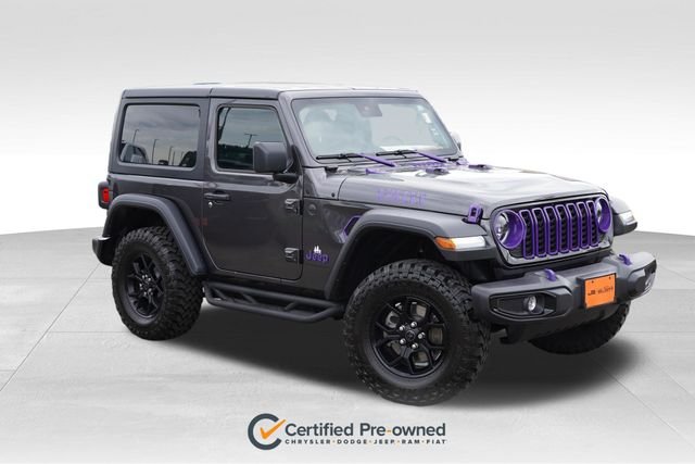 Certified Used 2025 Gray Jeep Willys image 1