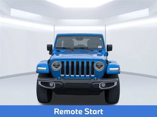 Used 2022 Blue Jeep Unlimited Sahara 4xe image 11