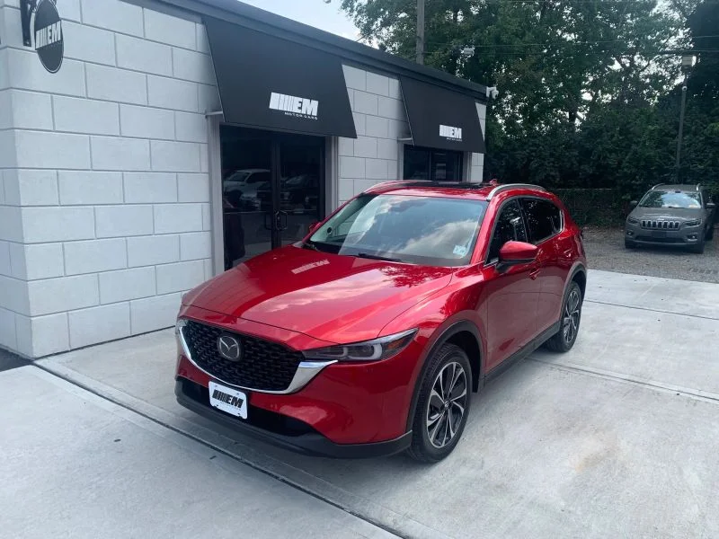 Used 2023 Red MAZDA 2.5 S Premium Sport Utility 4D image 3