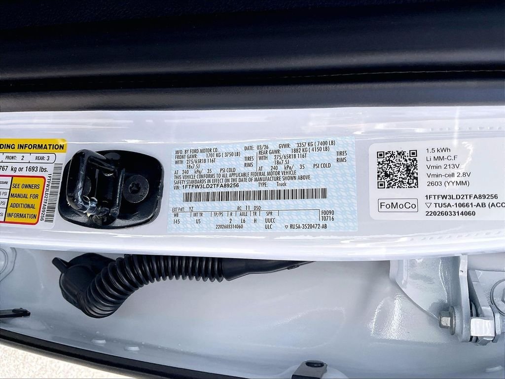 New 2026 Oxford White Ford XLT image 16