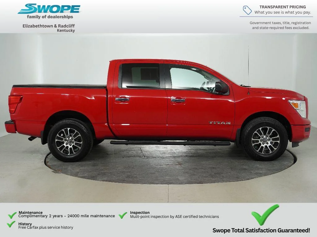 Used 2021 Red Alert Nissan SV image 3