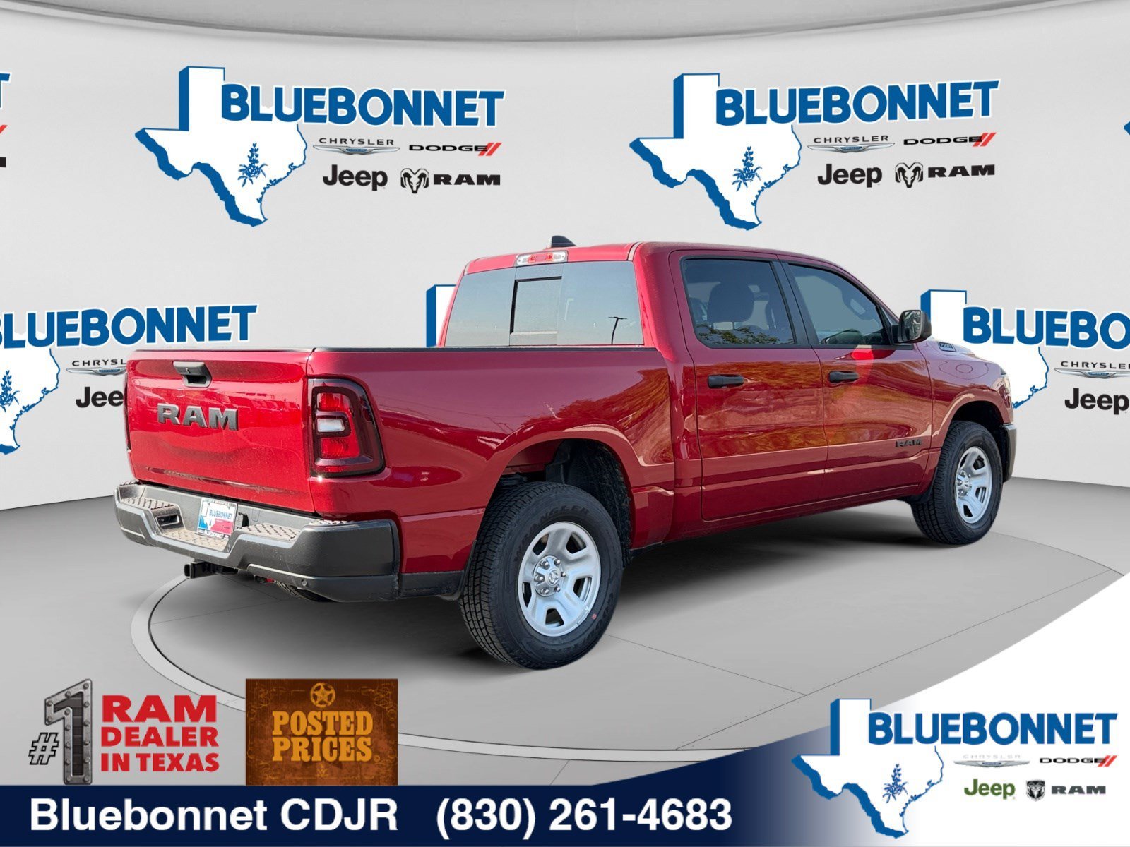 New 2026 Molten Red Pearl-Coat Exterior Paint RAM Tradesman image 5