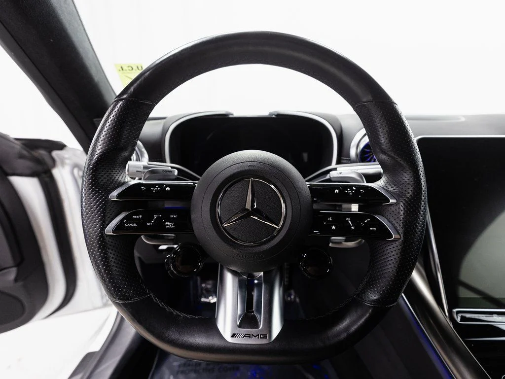 Used 2022 MANUFAKTUR Moonlight White Metallic Mercedes-Benz SL 55 AMG® image 13