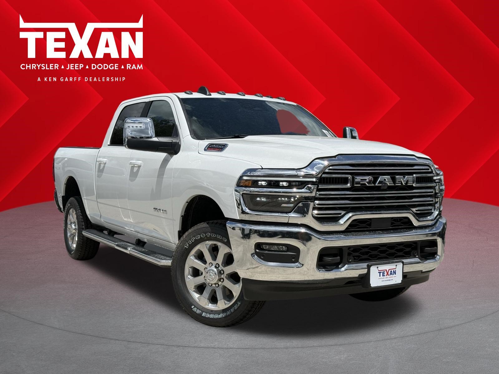 New 2026 Bright White Clear-Coat Exterior Paint RAM Laramie image 1