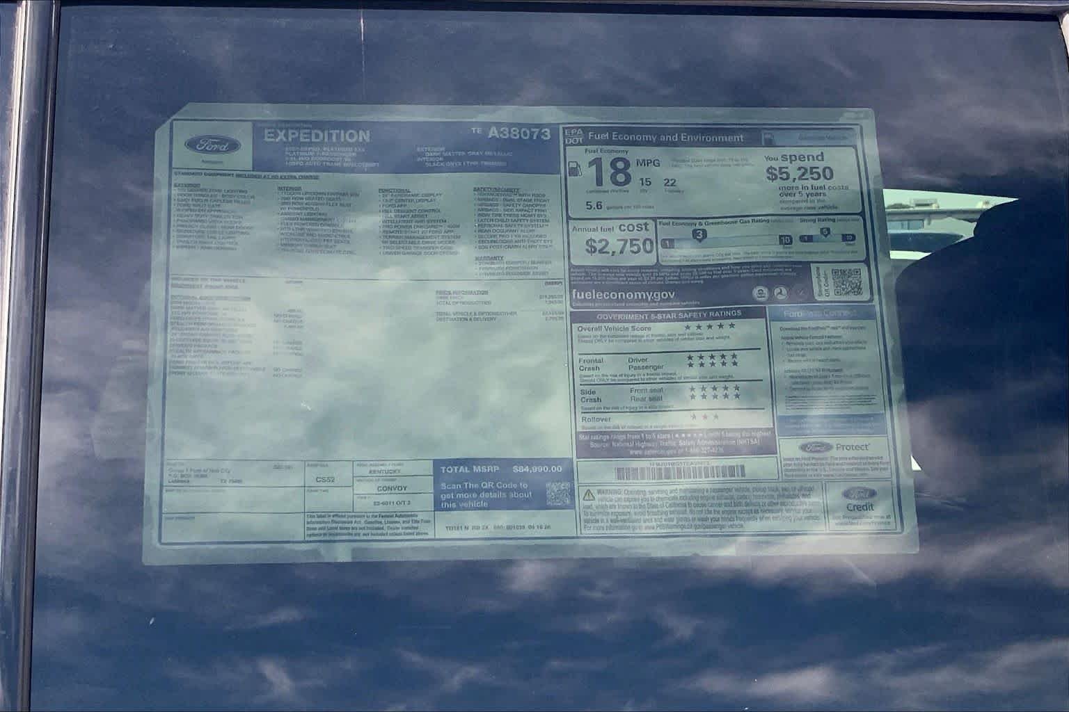 New 2026 Dark Matter Gray Metallic Ford Platinum image 22