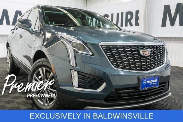 Used 2021 Gray Cadillac Premium Luxury image 1