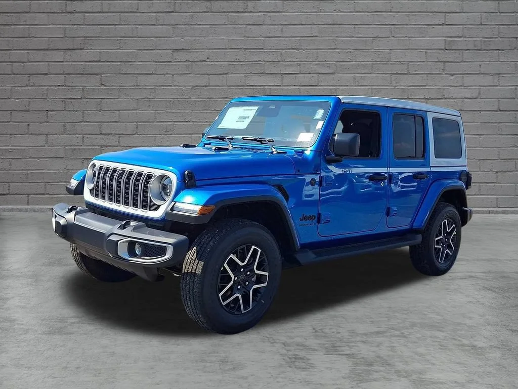 New 2027 Hydro Blue Pearlcoat Jeep Sahara image 4